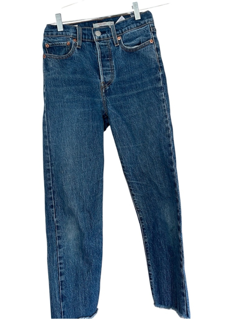 Levi's Women's Dark Blue Ankle Crop Jeans